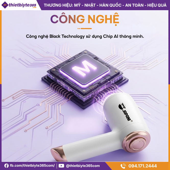 Công Nghệ của Máy Massage Bụng Cầm Tay JAPANI MBCT-6136 6 đầu