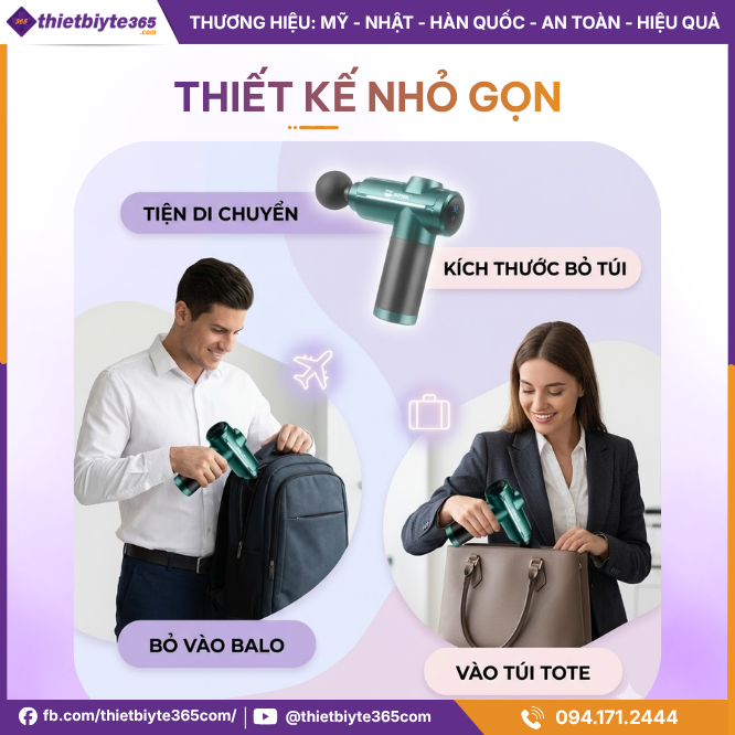 Thiết kế nhỏ gọn JAPANI MCT-2398 8 Đầu Massage