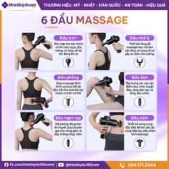 ảnh sản phẩm Máy massage cầm tay JAPANI MCT-1895 6 Đầu Massage