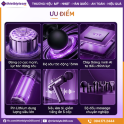 Album ảnh sản phẩm Máy massage cầm tay JAPANI MCT-1911 4 Đầu Massage