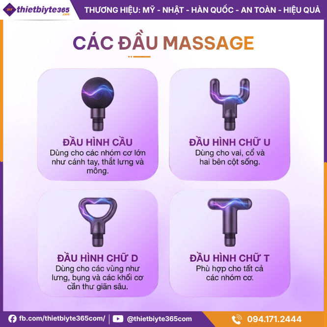 các đầu massage Máy massage cầm tay JAPANI MCT-1911