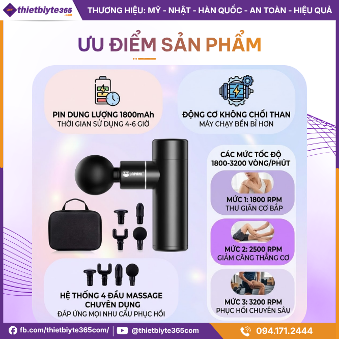 ưu điểm sản phẩm JAPANI MCT-3169