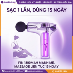 Pin của súng Súng Massage Cầm Tay Mini JAPANI MCT-6645 5 đầu