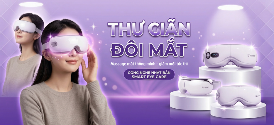 banner máy massage mắt