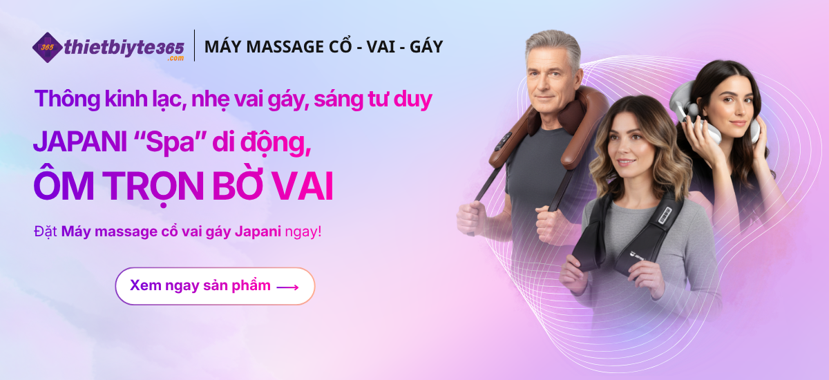 banner máy massage cổ vai gáy
