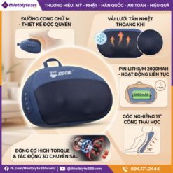 Ưu Điểm Của Gối Massage Cổ Vai Gáy Và Lưng JAPANI CVG-6057