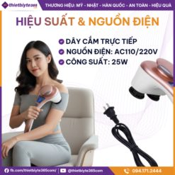 Hiệu Suất & Nguồn Điện Của Máy Massage JAPANI CVG-6093 Kép