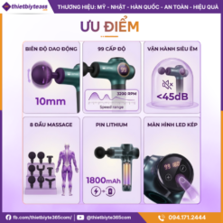 Máy massage cầm tay JAPANI MCT-1892 8 Đầu Massage