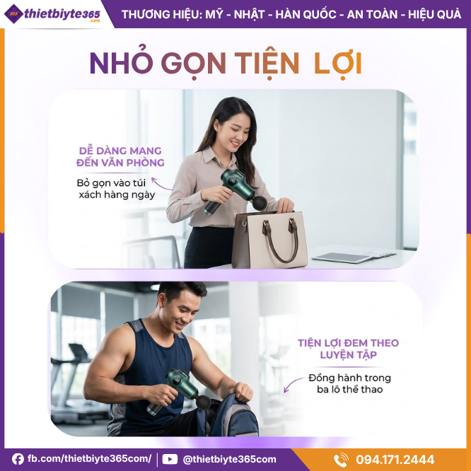 Thiết kế nhỏ gọn tiện lợi Máy massage cầm tay JAPANI MCT-1892 8 Đầu Massage