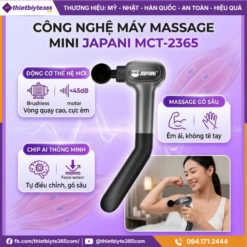 Công nghệ máy massage cầm tay mini JAPANI MCT-2365