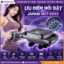 Ưu điểm máy massage cầm tay JAPANI MCT-2532