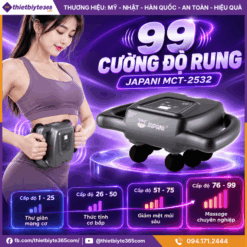 Cường độ rung của máy massage cầm tay JAPANI MCT-2532