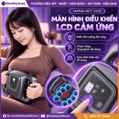 Màn hình điều khiển của máy massage cầm tay JAPANI MCT-2532