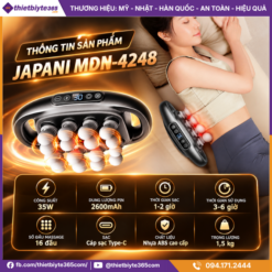Thông Tin Sản Phẩm Máy Massage Cầm Tay Đa Năng JAPANI MDN-4248
