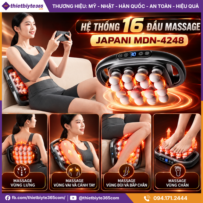 may-massage-cam-tay-japani-mdn-4248-5 Cường Độ Rung của Máy Massage Cầm Tay JAPANI MDN-4248