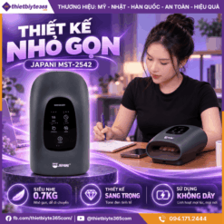Thiết kế nhỏ gọn, nhẹ và tiện lợi của máy massage tay và bàn tay JAPANI MST-2542
