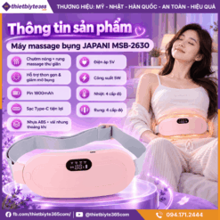 Thông tin sản phẩm máy massage bụng JAPANI MSB-2630