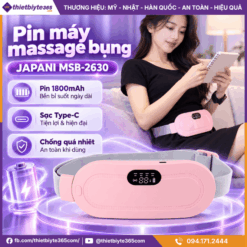 Pin của máy massage bụng JAPANI MSB-2630