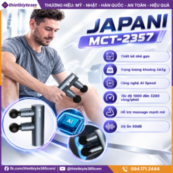 Thông Tin Chi Tiết Của Máy Massage Cầm Tay 2 Đầu JAPANI MCT-2357 Hợp Kim Cao Cấp