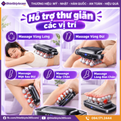 Máy Massage Cầm Tay Đa Năng JAPANI MDN-4347 16 Đầu Hỗ Trợ Giảm Đau Mỏi Tại Nhà