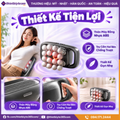 Máy Massage Cầm Tay Đa Năng JAPANI MDN-4347 16 Đầu Hỗ Trợ Giảm Đau Mỏi Tại Nhà