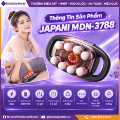 Thông Tin Sản Phẩm Máy Massage Cầm Tay Đa Năng JAPANI MDN-3788