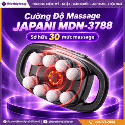 Cường Độ Massage Của Máy Massage Cầm Tay Đa Năng JAPANI MDN-3788