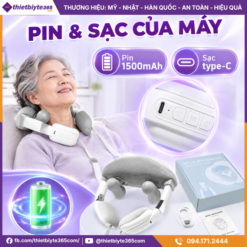 Pin sạc của máy massage cổ JAPANI CVG-1968