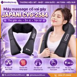 Ưu điểm máy massage cổ vai gáy JAPANI CVG-2584
