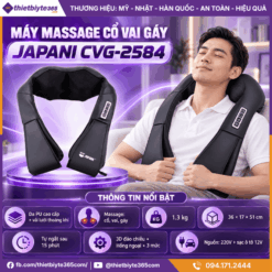 Thông tin sản phẩm máy massage cổ vai gáy JAPANI CVG-2584