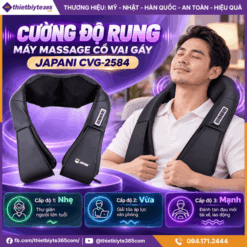 Cường độ rung của máy massage cổ vai gáy JAPANI CVG-2584
