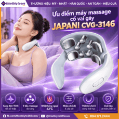 Ưu điểm máy massage cổ vai gáy JAPANI CVG-3146