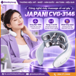 Công nghệ máy massage cổ vai gáy JAPANI CVG-3146