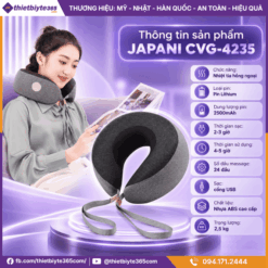 Thông tin chi tiết máy massage cổ vai gáy JAPANI CVG-4235