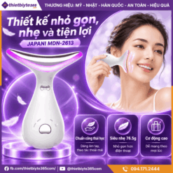 Thiết kế nhỏ gọn, nhẹ và tiện lợi của máy massage đa năng JAPANI MDN-2613