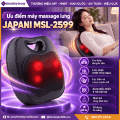 Ưu điểm máy massage lưng JAPANI MSL-2599