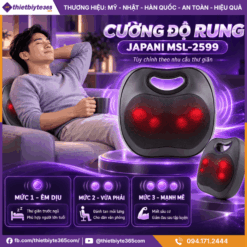 Cường độ rung của máy massage lưng JAPANI MSL-2599