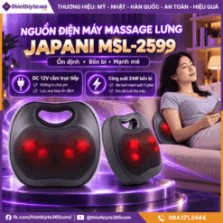 Nguồn điện của máy massage lưng JAPANI MSL-2599