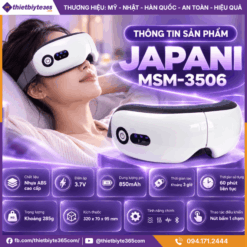 Thông tin sản phẩm máy massage mắt JAPANI MSM-3506