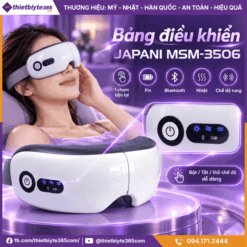 Bảng điều khiển của máy massage mắt JAPANI MSM-3506