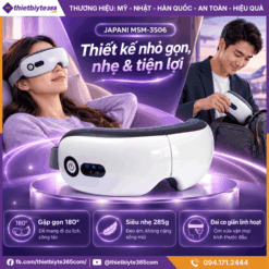 Thiết kế nhỏ gọn, nhẹ & tiện lợi của máy massage mắt JAPANI MSM-3506