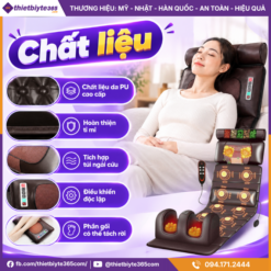 Nệm Massage Đa Năng JAPANI MDN-4337 Cao Cấp Hỗ Trợ Xoa Bóp Toàn Thân Tại Nhà